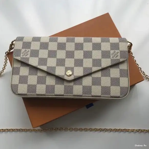 Felicie Louis Vuitton Pochette Damier N63106 Bag 0621